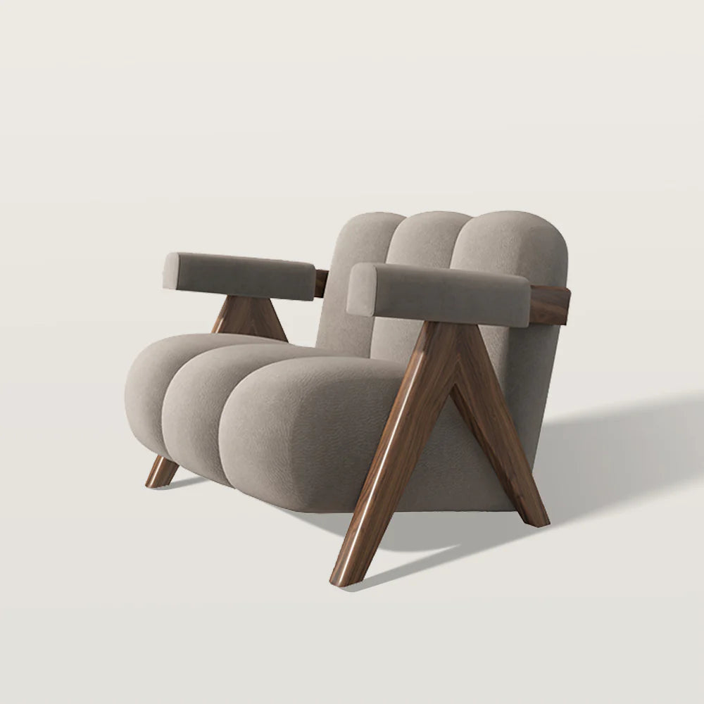 Minimalist Lounge Chair Upholstered Accent Chair