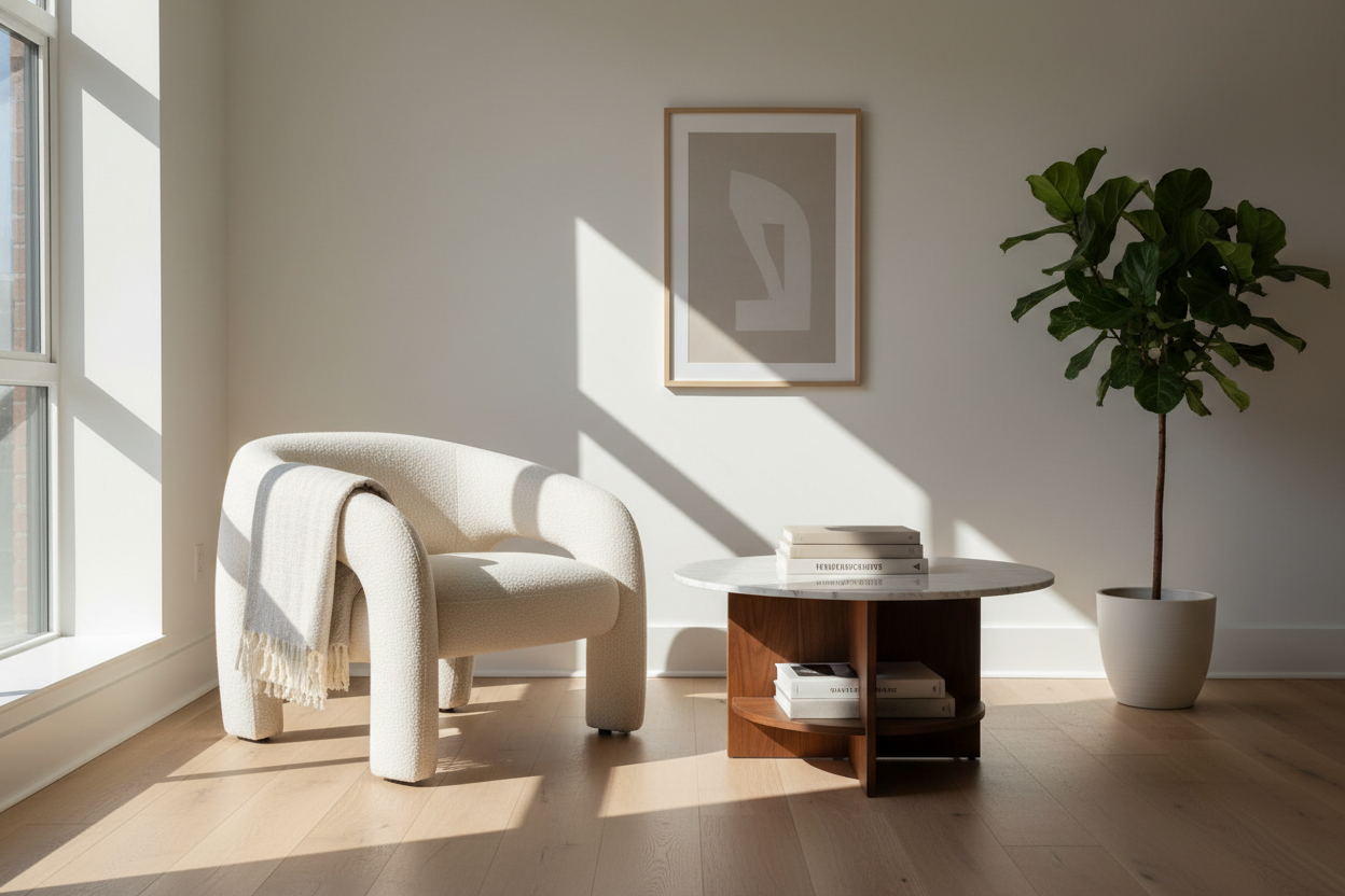 Slideshow Image 1 - Accent Chair & Coffee Table